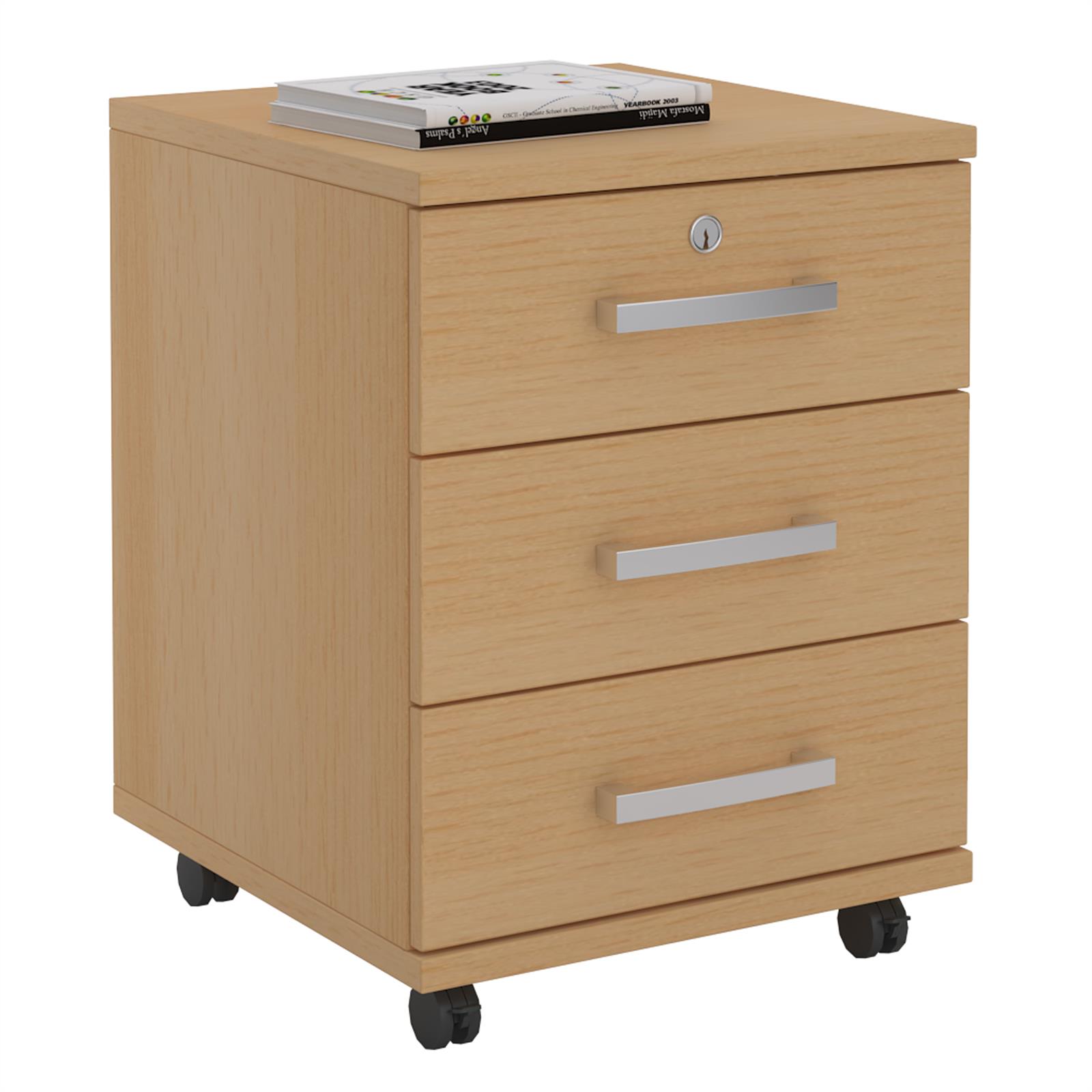Rollcontainer Bürocontainer Schubladenschrank Büroschrank abschließbar