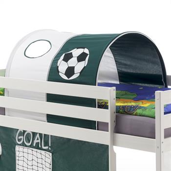 Spieltunnel GOAL mit Fußball Motiv in weiß/grün