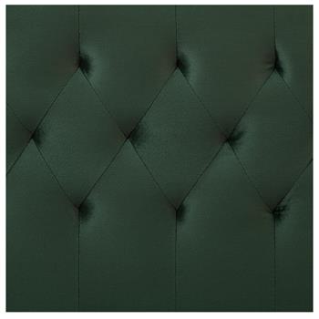 Polsterbett GLAMOUR 140x200 cm im Barock-Stil, in grün