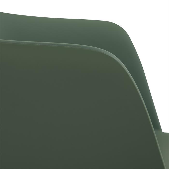 Gartenstuhl FORO 4er Set, aus Alu und Kunststoff in grün