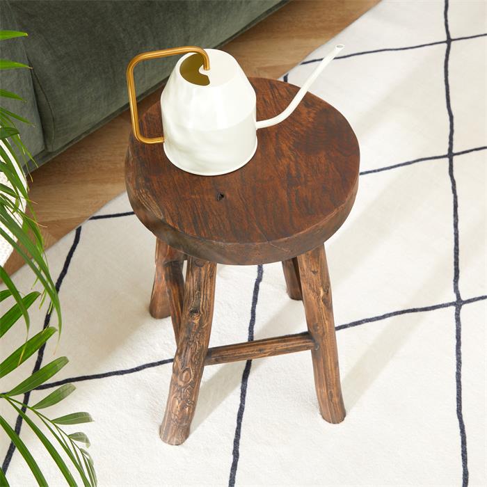 Hocker BOMBAY Teak – Braun