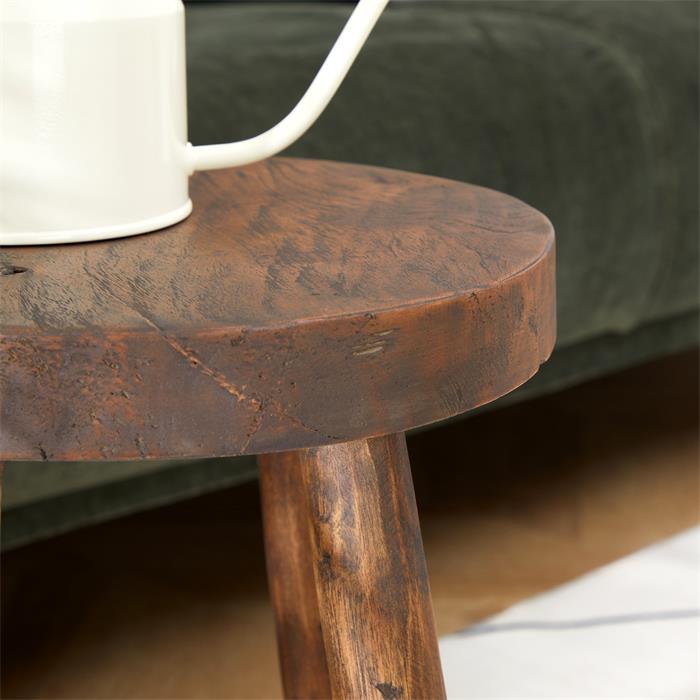 Hocker BOMBAY Teak – Braun