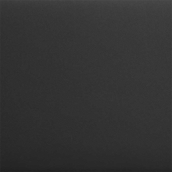 Polsterbett BENITO 90x200 cm, LED Beleuchtung, Kunstleder schwarz