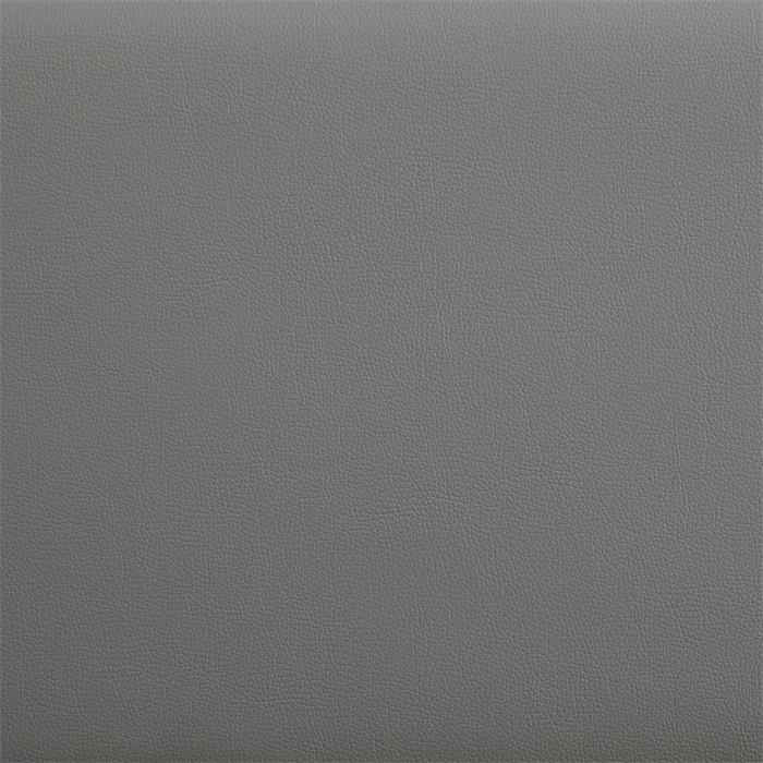 Polsterbett CARIBO 120x200 cm, LED Beleuchtung, Kunstleder grau