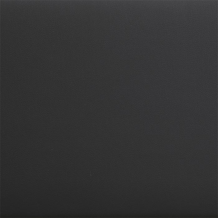 Polsterbett CARIBO 120x200 cm, LED Beleuchtung, Kunstleder schwarz