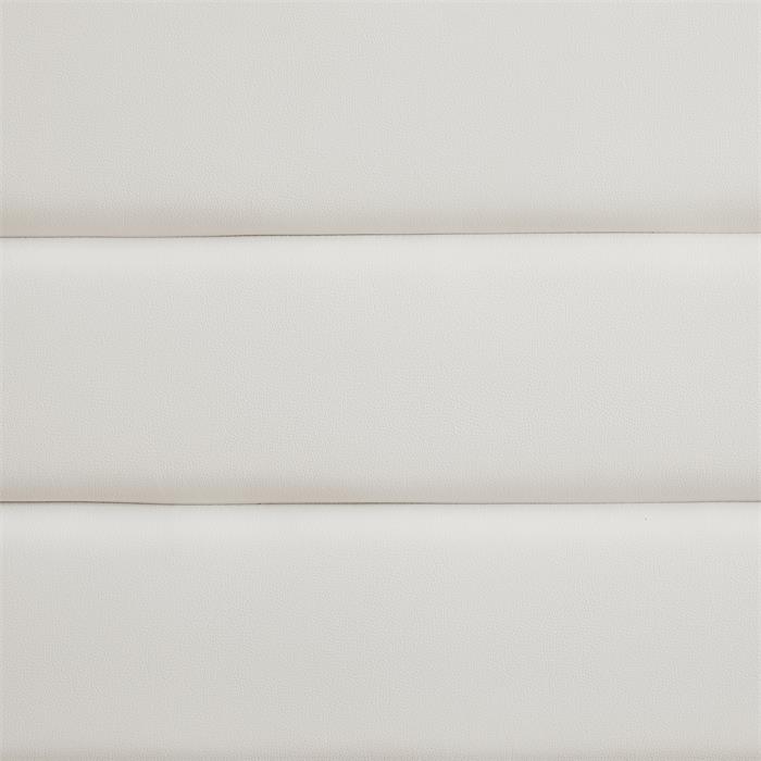 Polsterbett DESTINO 90x200 cm, Kunstleder weiß