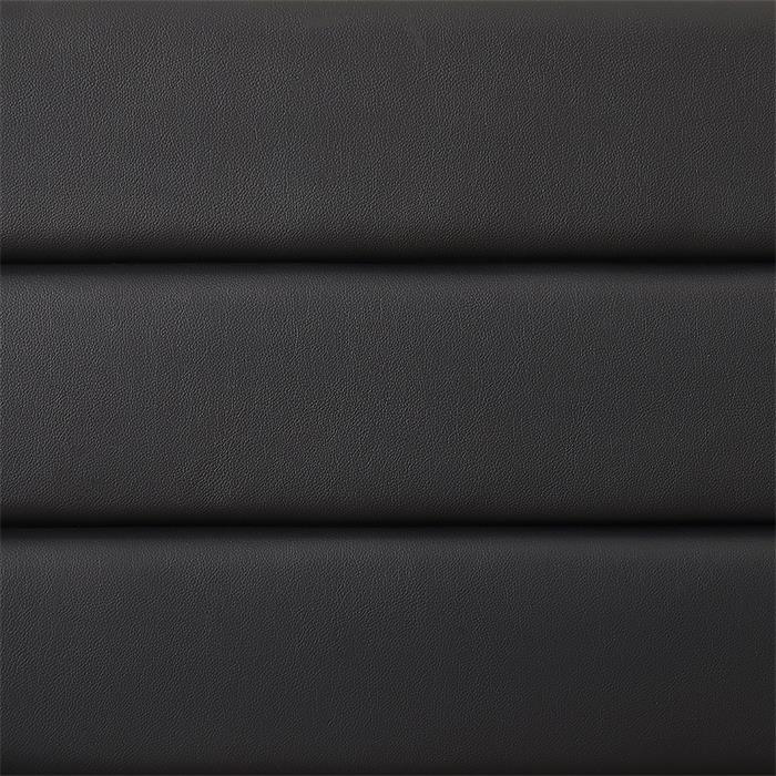 Polsterbett BEDFORD 140x200 cm, Kunstleder in schwarz