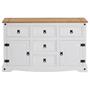 Sideboard CAMPO, Kiefer massiv weiß, mit 5 Schubladen und 2 Türen
